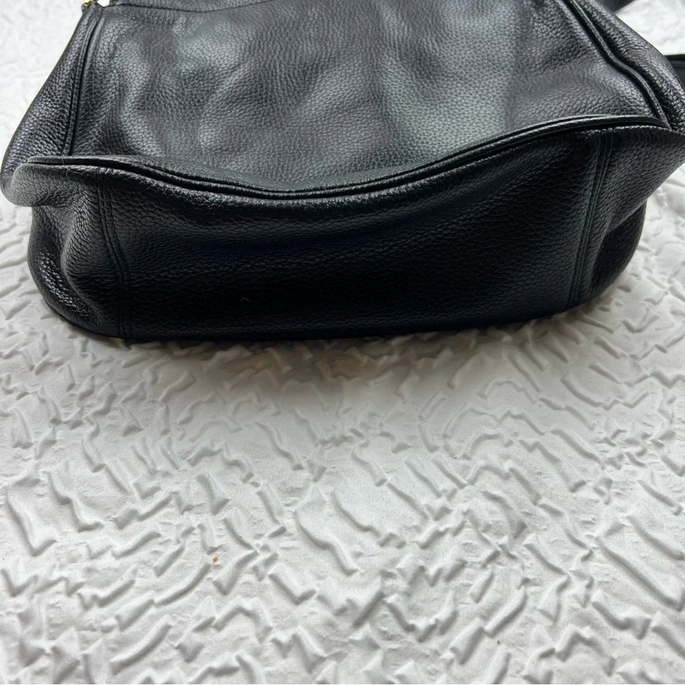 Marc Jacobs Empire City Messenger Leather Crossbody Bag Black